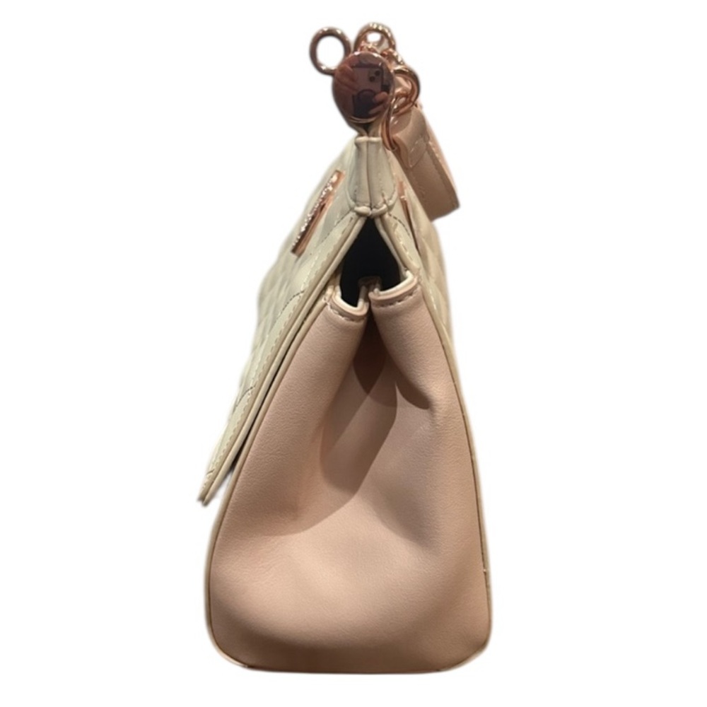 Loungefly Disney Ariel Cream Quilted Shoulder Bag with Rose Gold Accents - Picture 8 of 9